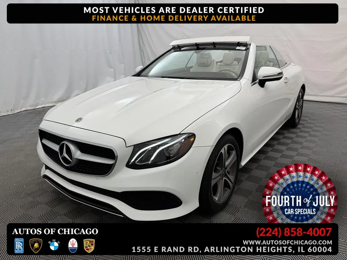 White 2018 Mercedes-Benz E-Class E 400 for sale in Arlington Heights, IL