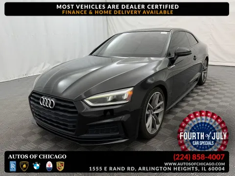 Black 2019 Audi A5 Coupe Premium Plus for sale in Arlington Heights, IL