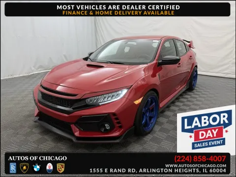 Red 2018 Honda Civic Type R Touring for sale in Arlington Heights, IL