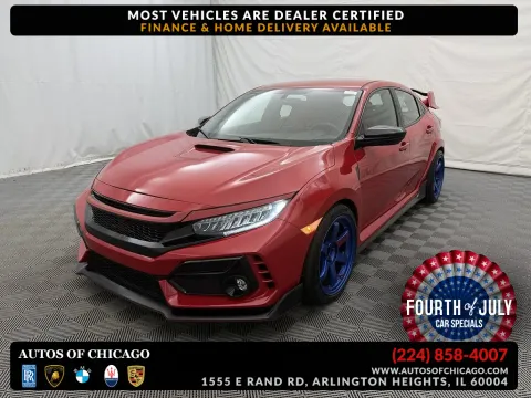 Red 2018 Honda Civic Type R Touring for sale in Arlington Heights, IL