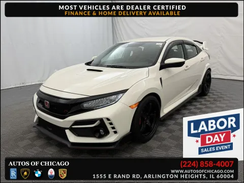 White 2021 Honda Civic Type R Touring for sale in Arlington Heights, IL