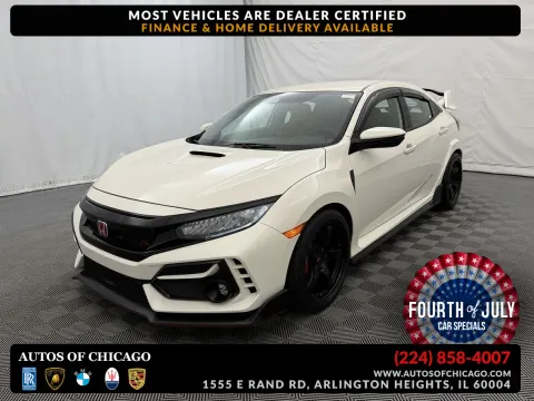 White 2021 Honda Civic Type R Touring for sale in Arlington Heights, IL