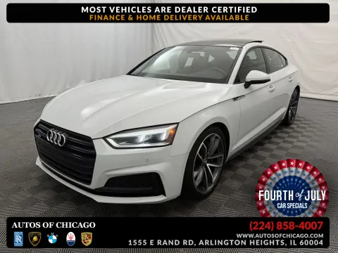 White 2019 Audi S5 Sportback Premium Plus for sale in Arlington Heights, IL