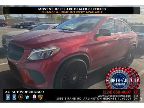 Red 2016 Mercedes-Benz GLE 450 AMG for sale in Arlington Heights, IL