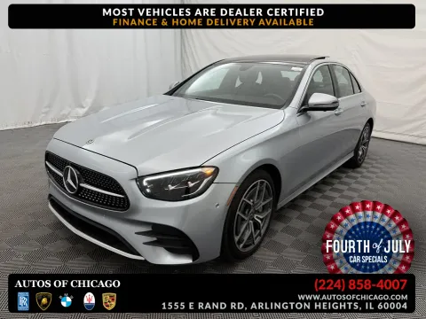 Silver 2021 Mercedes-Benz E-Class E 350 for sale in Arlington Heights, IL