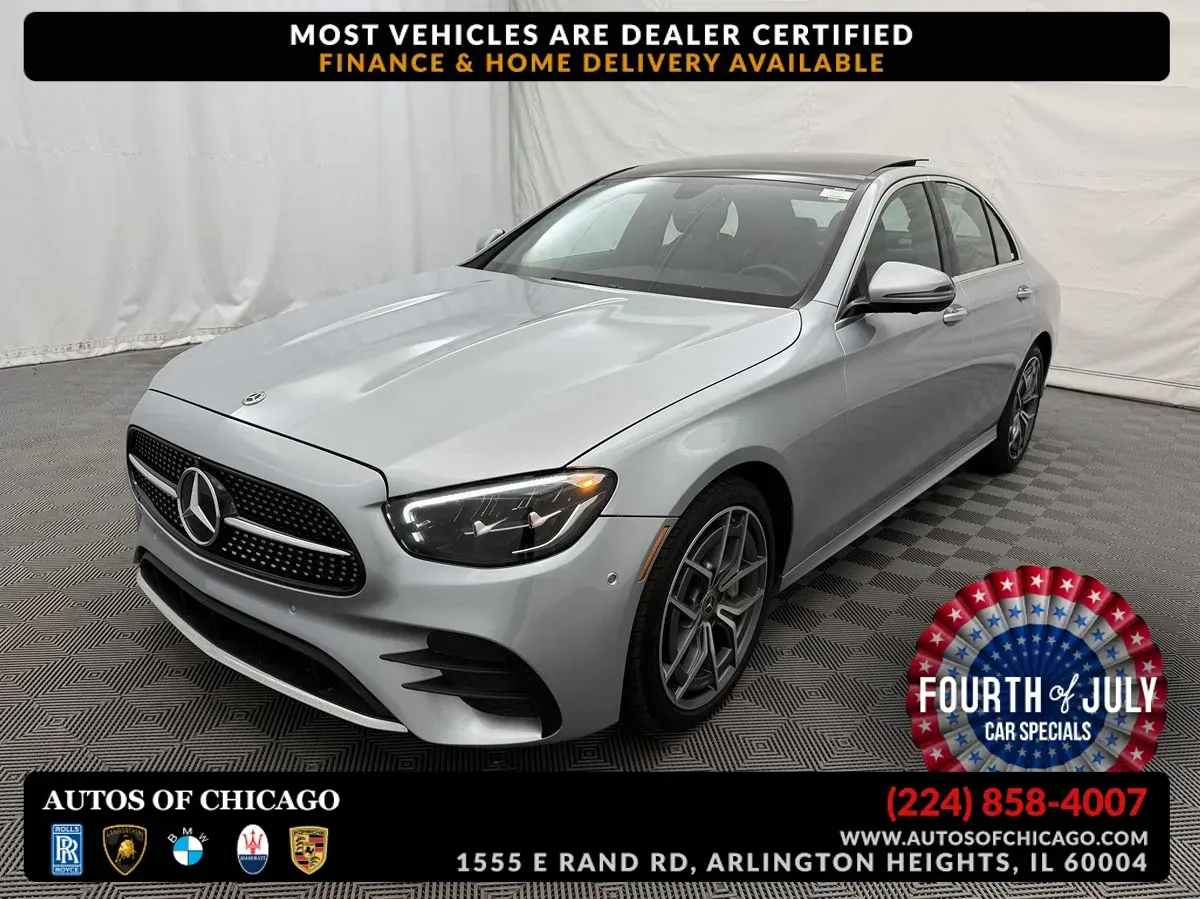 Silver 2021 Mercedes-Benz E-Class E 350 for sale in Arlington Heights, IL