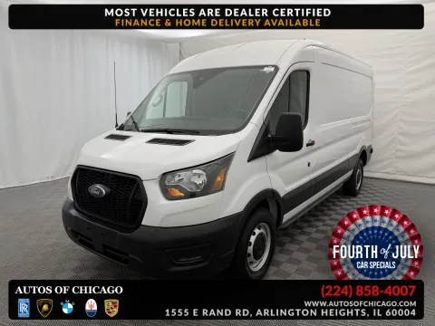 White 2023 Ford Transit Cargo Van 250 for sale in Arlington Heights, IL