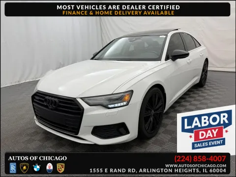 White 2021 Audi A6 Sport Premium for sale in Arlington Heights, IL