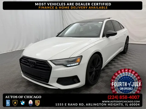White 2021 Audi A6 Sport Premium for sale in Arlington Heights, IL