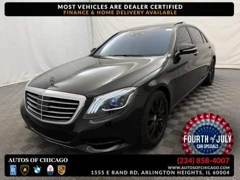 Black 2015 Mercedes-Benz S-Class S 550 for sale in Arlington Heights, IL