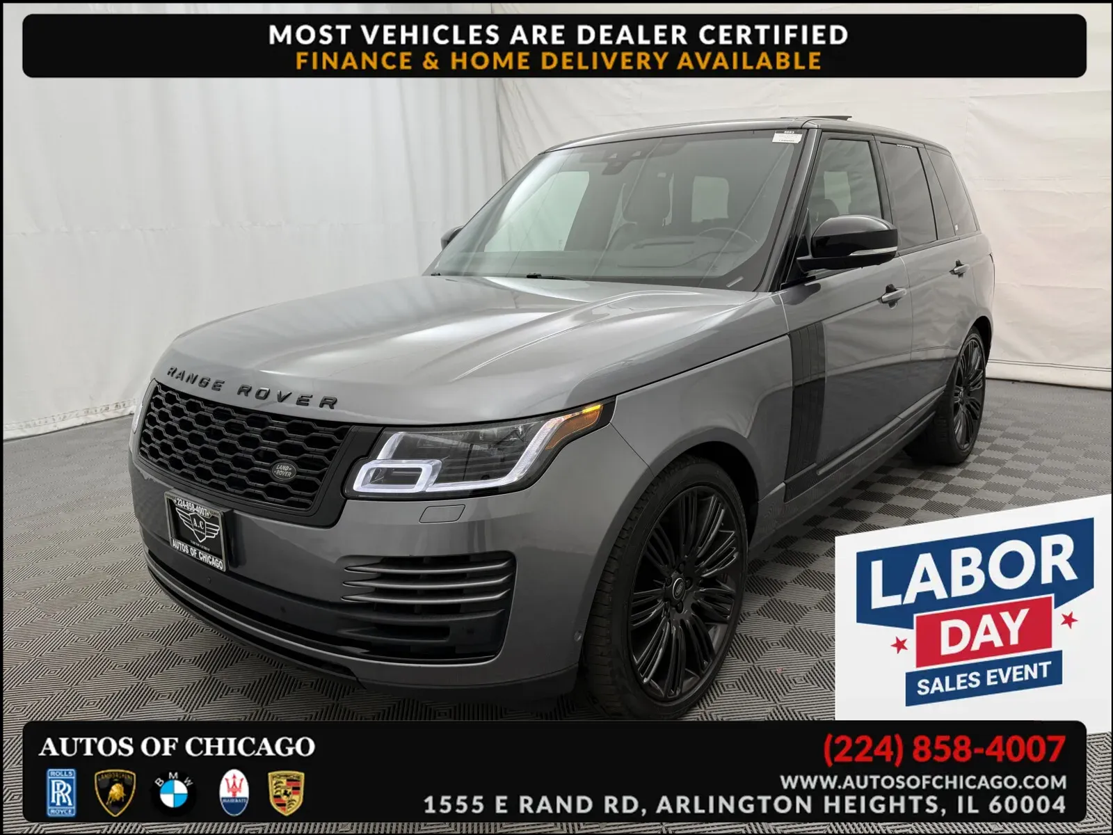 Silver 2020 Land Rover Range Rover HSE for sale in Arlington Heights, IL