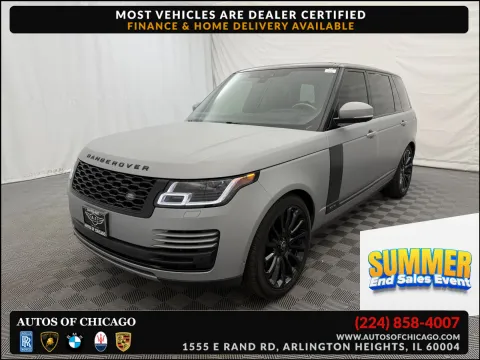 Gray 2018 Land Rover Range Rover Autobiography for sale in Arlington Heights, IL