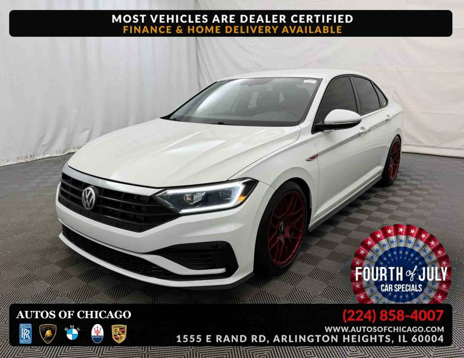 White 2021 Volkswagen Jetta GLI S for sale in Arlington Heights, IL