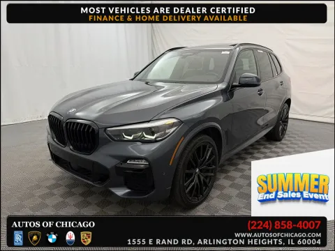 Gray 2020 BMW X5 M50i for sale in Arlington Heights, IL