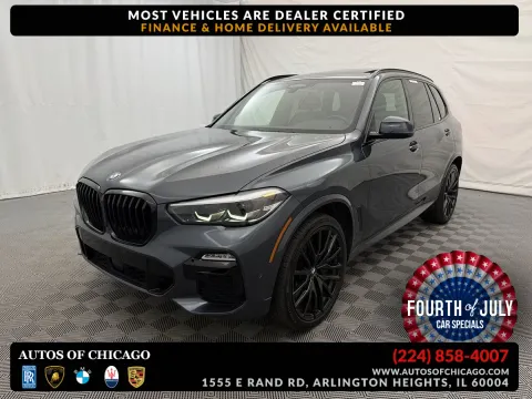Gray 2020 BMW X5 M50i for sale in Arlington Heights, IL