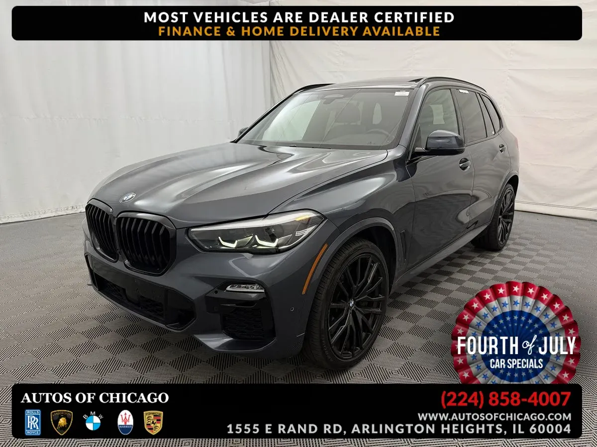 Gray 2020 BMW X5 M50i for sale in Arlington Heights, IL