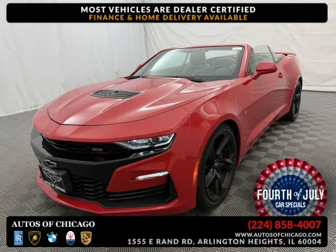 Red 2019 Chevrolet Camaro 2SS for sale in Arlington Heights, IL