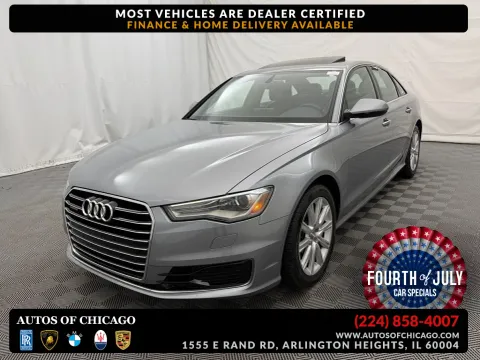 Silver 2016 Audi A6 2.0T Premium Plus for sale in Arlington Heights, IL