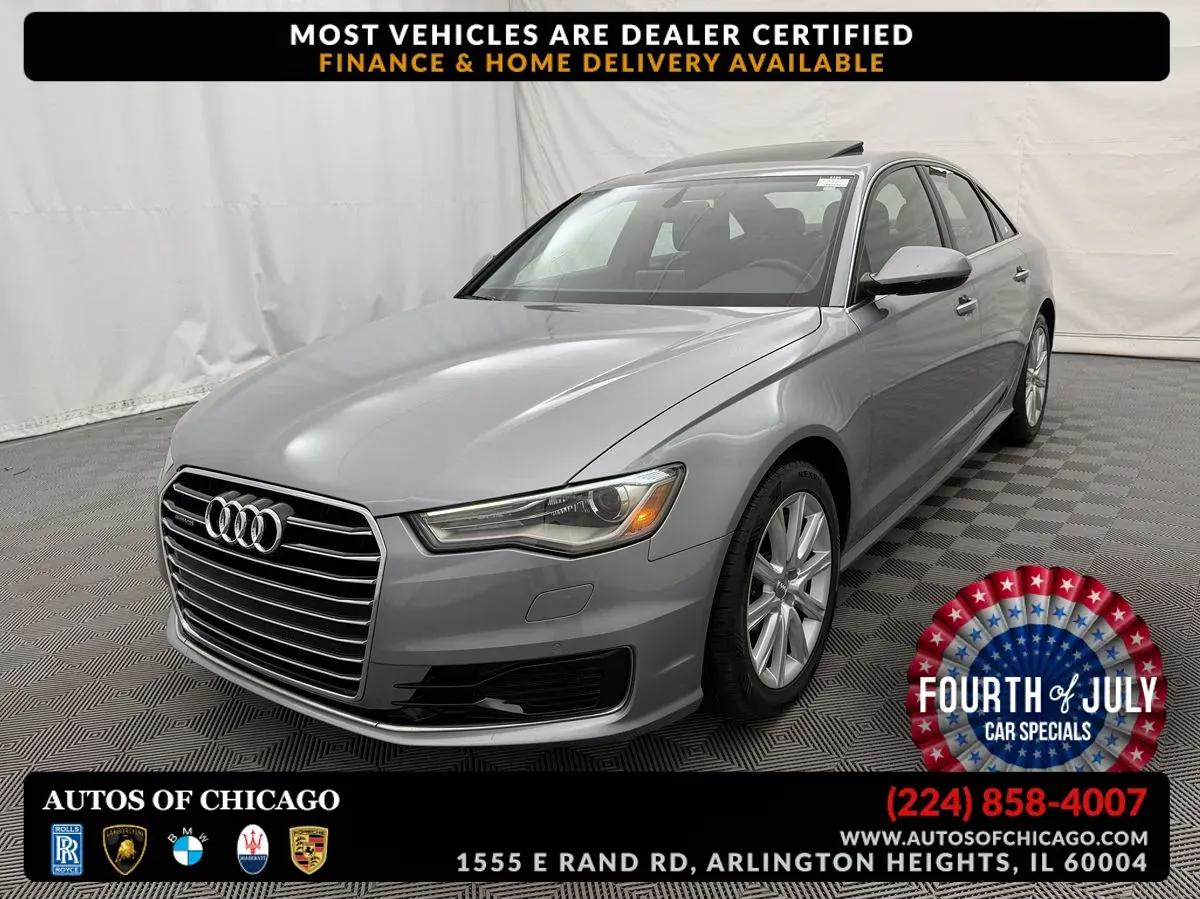 Silver 2016 Audi A6 2.0T Premium Plus for sale in Arlington Heights, IL