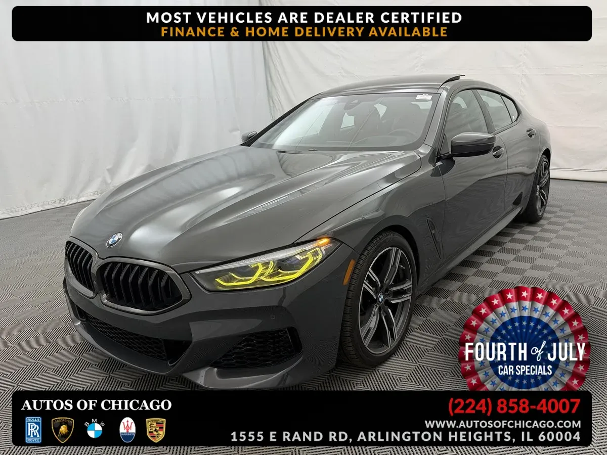 Gray 2021 BMW 8 Series M850i for sale in Arlington Heights, IL