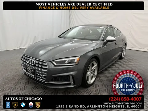 Gray 2018 Audi S5 Sportback Prestige for sale in Arlington Heights, IL