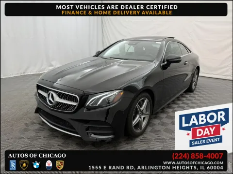 Black 2018 Mercedes-Benz E-Class E 400 for sale in Arlington Heights, IL