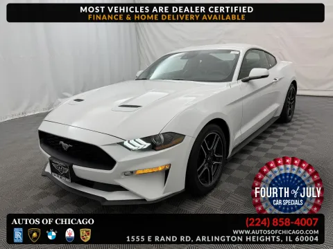 White 2020 Ford Mustang EcoBoost Premium for sale in Arlington Heights, IL