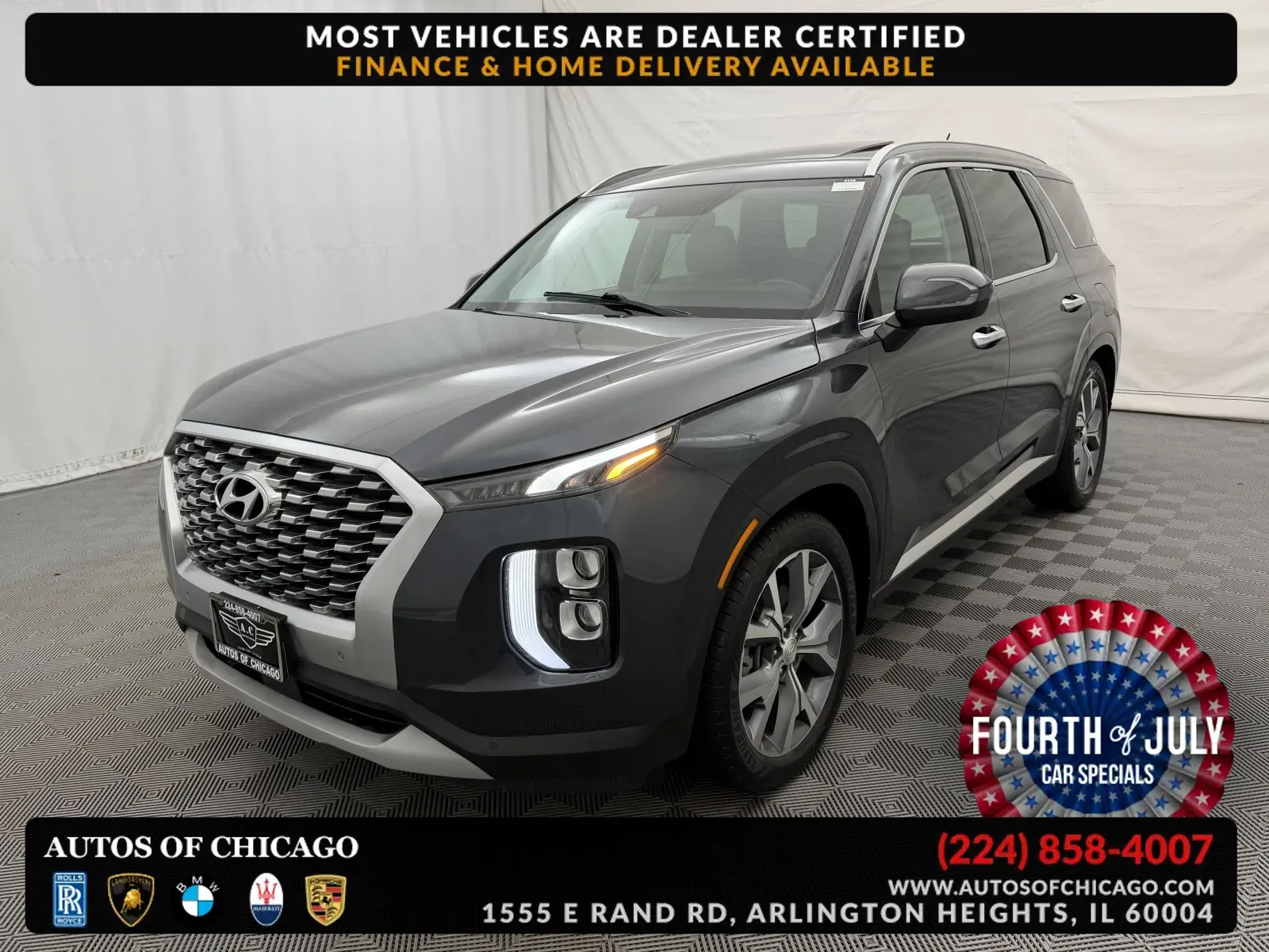 Gray 2020 Hyundai Palisade SEL for sale in Arlington Heights, IL