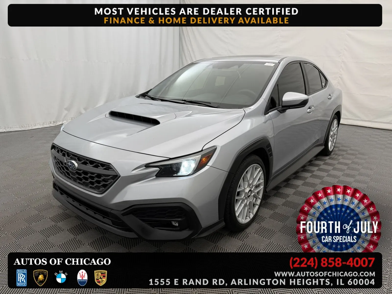 Silver 2024 Subaru WRX Premium for sale in Arlington Heights, IL