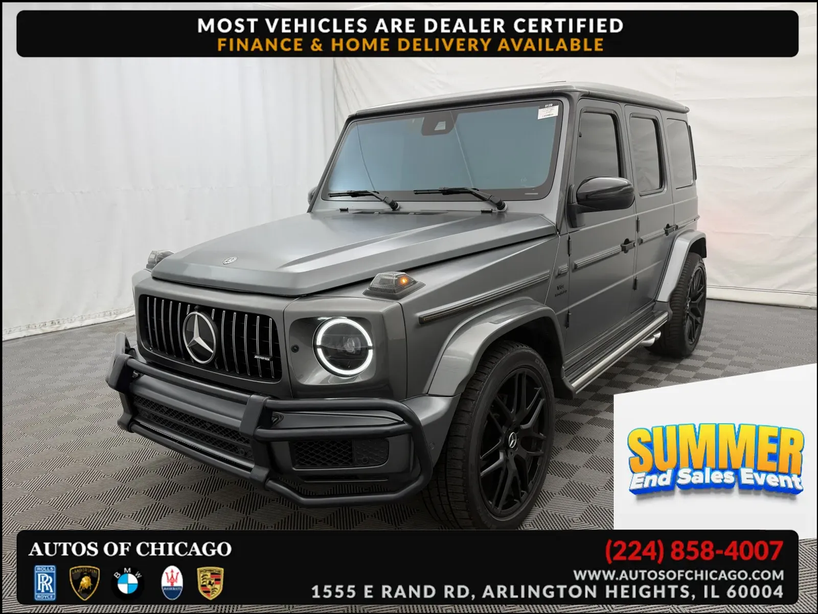 Gray 2019 Mercedes-Benz G-Class G 550 for sale in Arlington Heights, IL