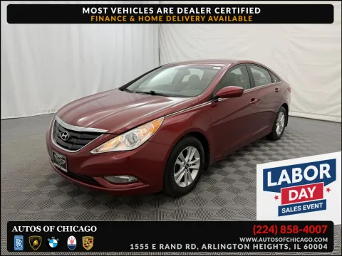 Red 2013 Hyundai Sonata GLS for sale in Arlington Heights, IL