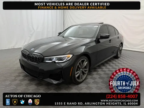 Black 2020 BMW 3 Series M340i xDrive for sale in Arlington Heights, IL