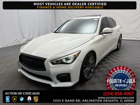 White 2017 INFINITI Q50 3.0t Premium for sale in Arlington Heights, IL