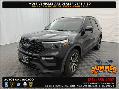 Black 2020 Ford Explorer ST for sale in Arlington Heights, IL