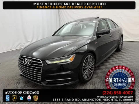 Black 2016 Audi A6 3.0T Prestige for sale in Arlington Heights, IL