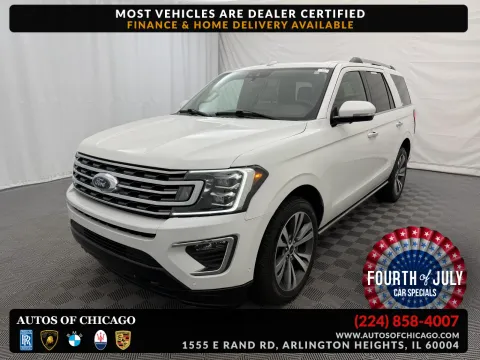 White 2021 Ford Expedition Limited for sale in Arlington Heights, IL