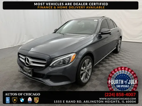 Gray 2015 Mercedes-Benz C-Class C 300 4MATIC for sale in Arlington Heights, IL