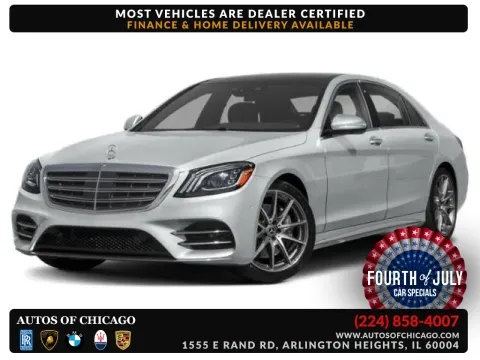 Gray 2018 Mercedes-Benz S-Class S 450 for sale in Arlington Heights, IL