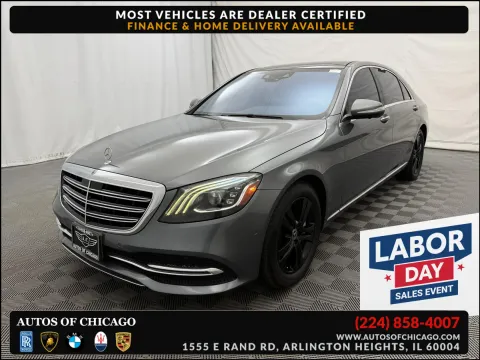 Gray 2018 Mercedes-Benz S-Class S 450 for sale in Arlington Heights, IL
