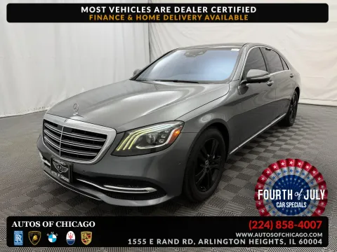 Gray 2018 Mercedes-Benz S-Class S 450 for sale in Arlington Heights, IL