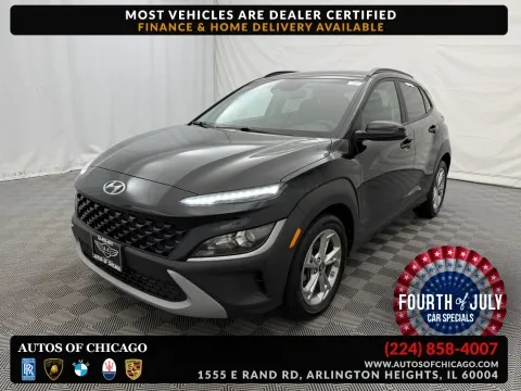 Black 2022 Hyundai Kona SEL for sale in Arlington Heights, IL