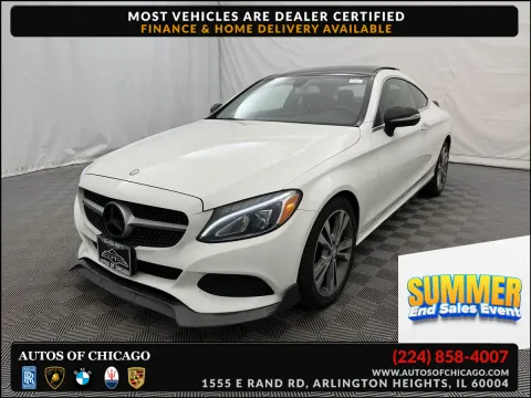 White 2017 Mercedes-Benz C-Class C 300 for sale in Arlington Heights, IL