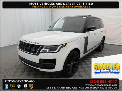 White 2018 Land Rover Range Rover SV Autobiography Dynamic for sale in Arlington Heights, IL