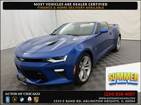 Blue 2016 Chevrolet Camaro 2SS for sale in Arlington Heights, IL