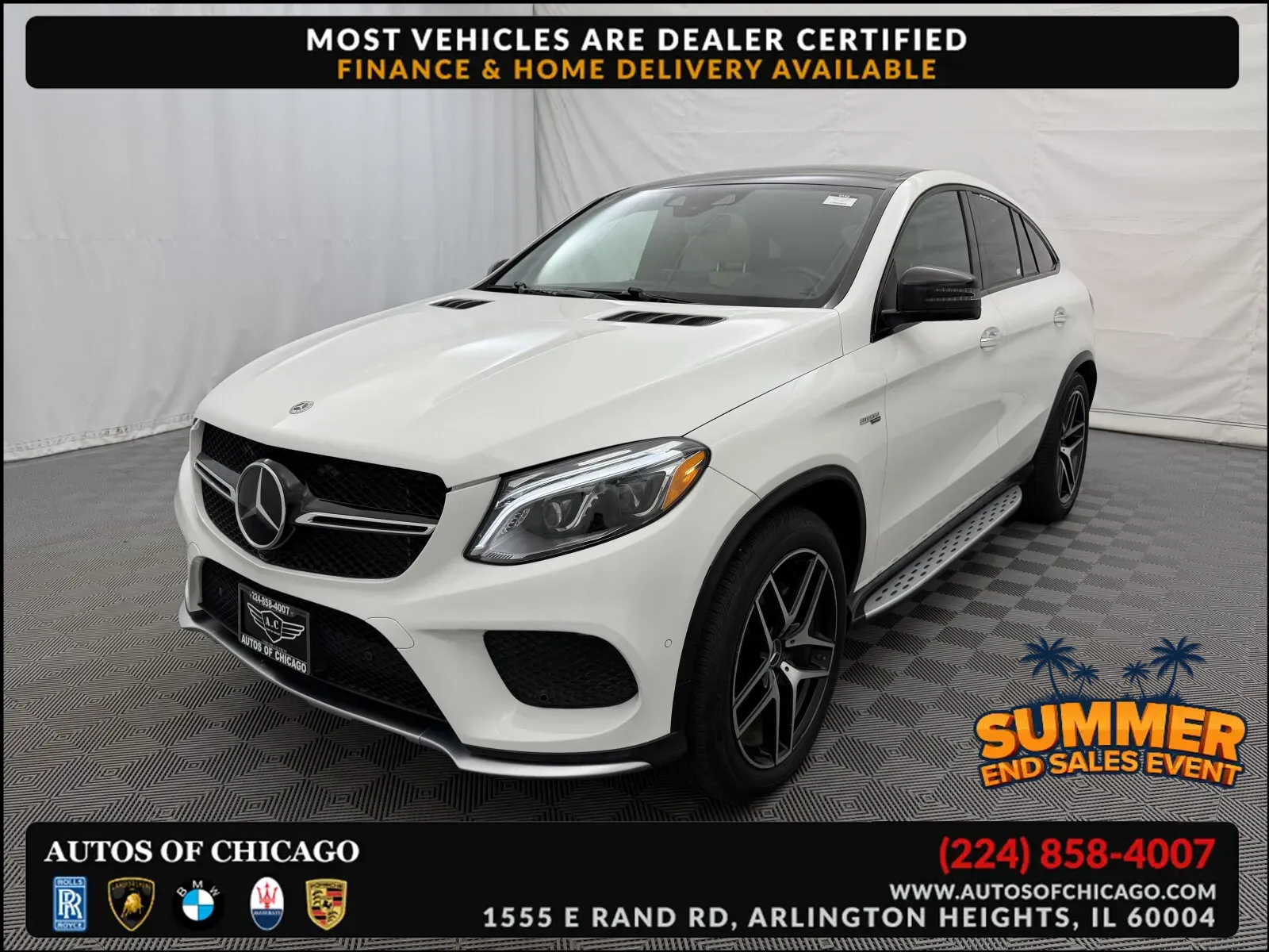 White 2019 Mercedes-Benz GLE AMG GLE 43 for sale in Arlington Heights, IL