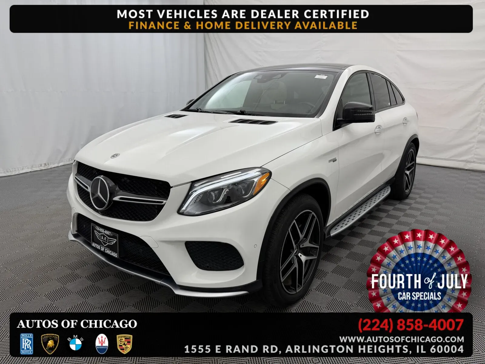 White 2019 Mercedes-Benz GLE AMG GLE 43 for sale in Arlington Heights, IL