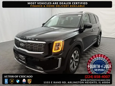 Black 2020 Kia Telluride SX for sale in Arlington Heights, IL