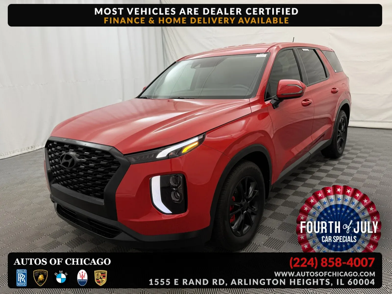 Silver 2022 Hyundai Palisade SE for sale in Arlington Heights, IL