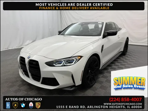 White 2022 BMW M4 Competition xDrive for sale in Arlington Heights, IL