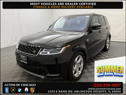 Black 2018 Land Rover Range Rover Sport HSE for sale in Arlington Heights, IL